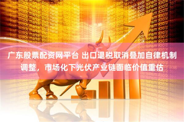 广东股票配资网平台 出口退税取消叠加自律机制调整，市场化下光伏产业链面临价值重估